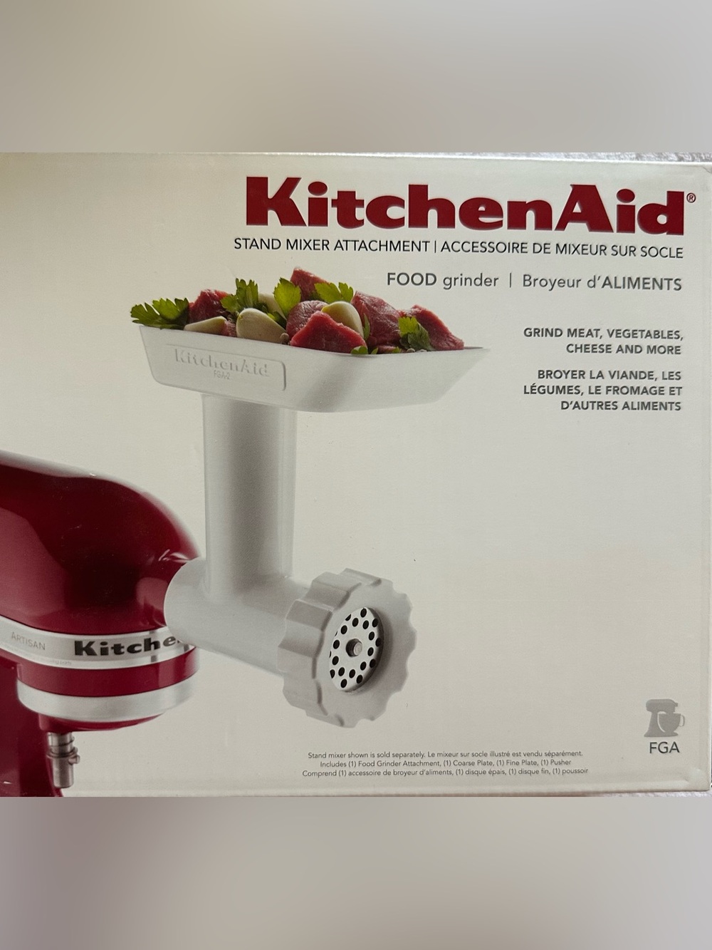 KitchenAid Meat Food Grinder Attachment for Stand Mixer